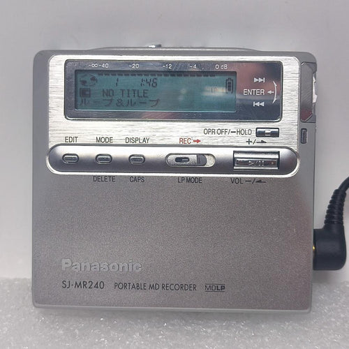 Panasonic Portable Md Player Sj-Mr240