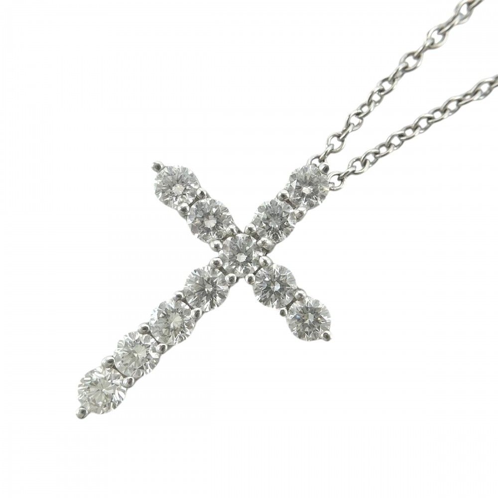 Tiffany Necklace Tiffany&Co. Pt950 3.3G