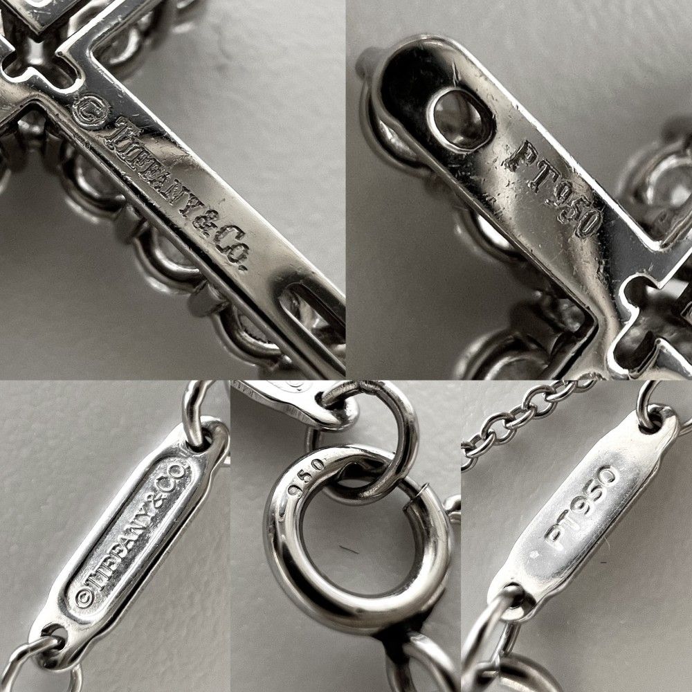 Tiffany Necklace Tiffany&Co. Pt950 3.3G