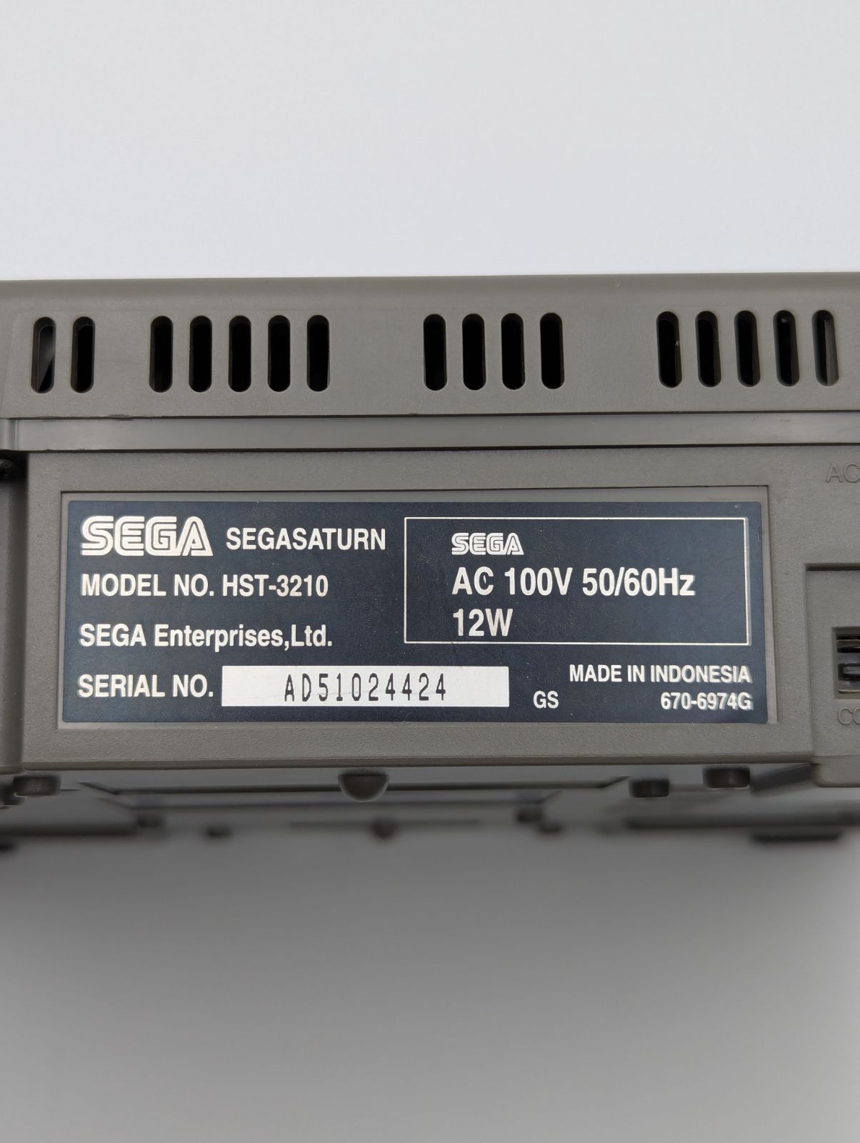 Sega Games Body Saturn