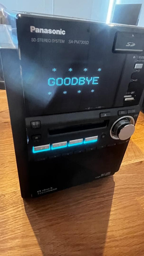 Panasonic Cd, Md Cassette Decks Sa-Pm730Sd Cd/Md/Sd