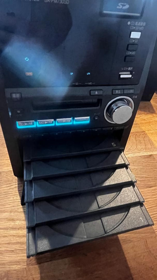 Panasonic Cd, Md Cassette Decks Sa-Pm730Sd Cd/Md/Sd