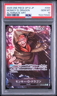 One Piece Card Game Psa10 D Op12-094 Sr