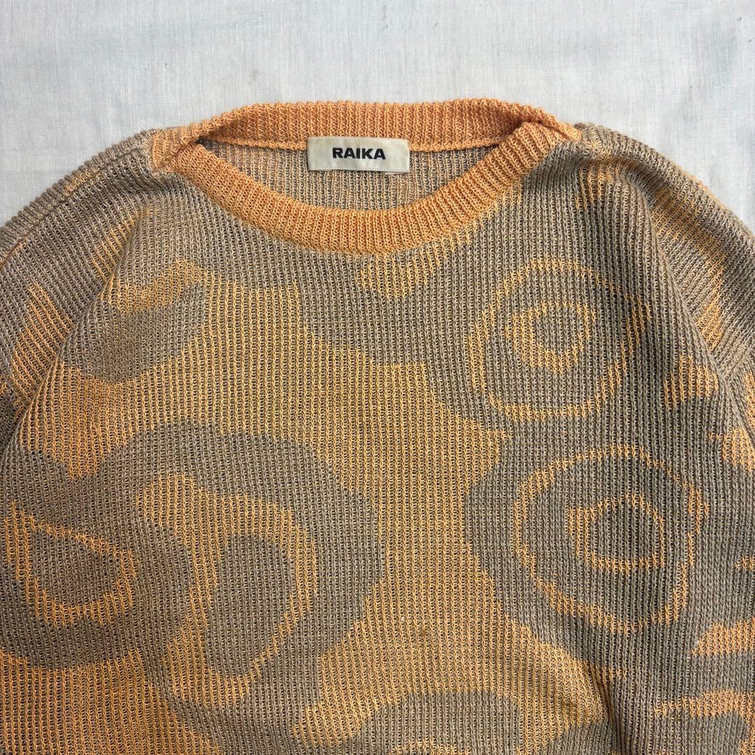 Vintage Knitted Tops Sweaters 1990S Archive Raika,Linen100%,Sweater