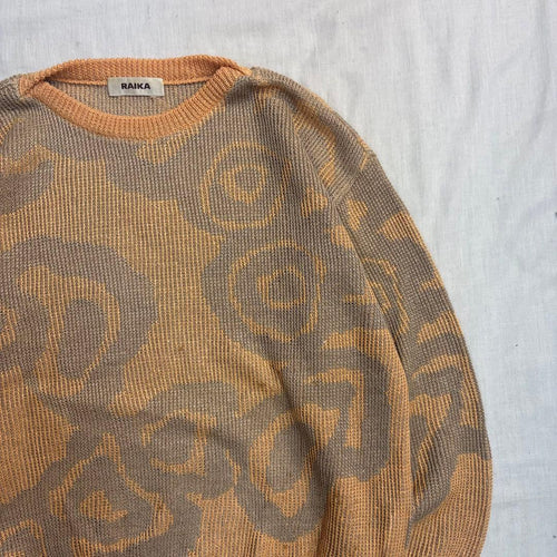 Vintage Knitted Tops Sweaters 1990S Archive Raika,Linen100%,Sweater