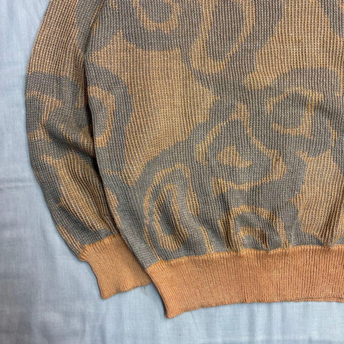 Vintage Knitted Tops Sweaters 1990S Archive Raika,Linen100%,Sweater