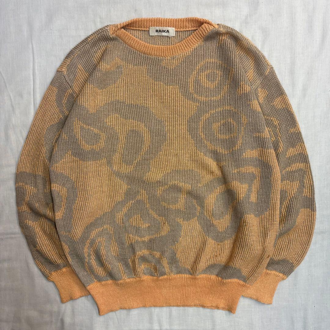 Vintage Knitted Tops Sweaters 1990S Archive Raika,Linen100%,Sweater