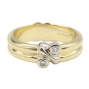Tiffany Ring Co #8.5 K18 K18Wg