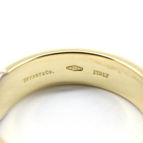 Tiffany Ring Co #8.5 K18 K18Wg