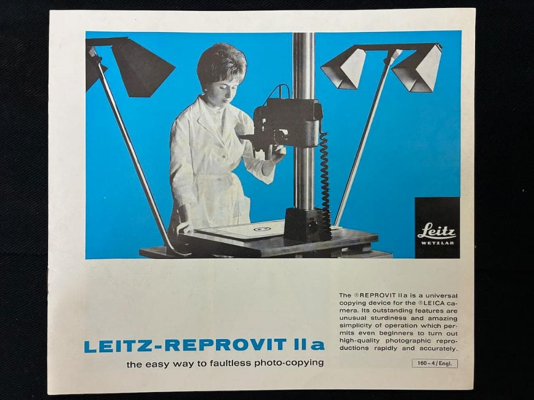 Leica Range Finder Camera Leitz Reprovid Iia 1967