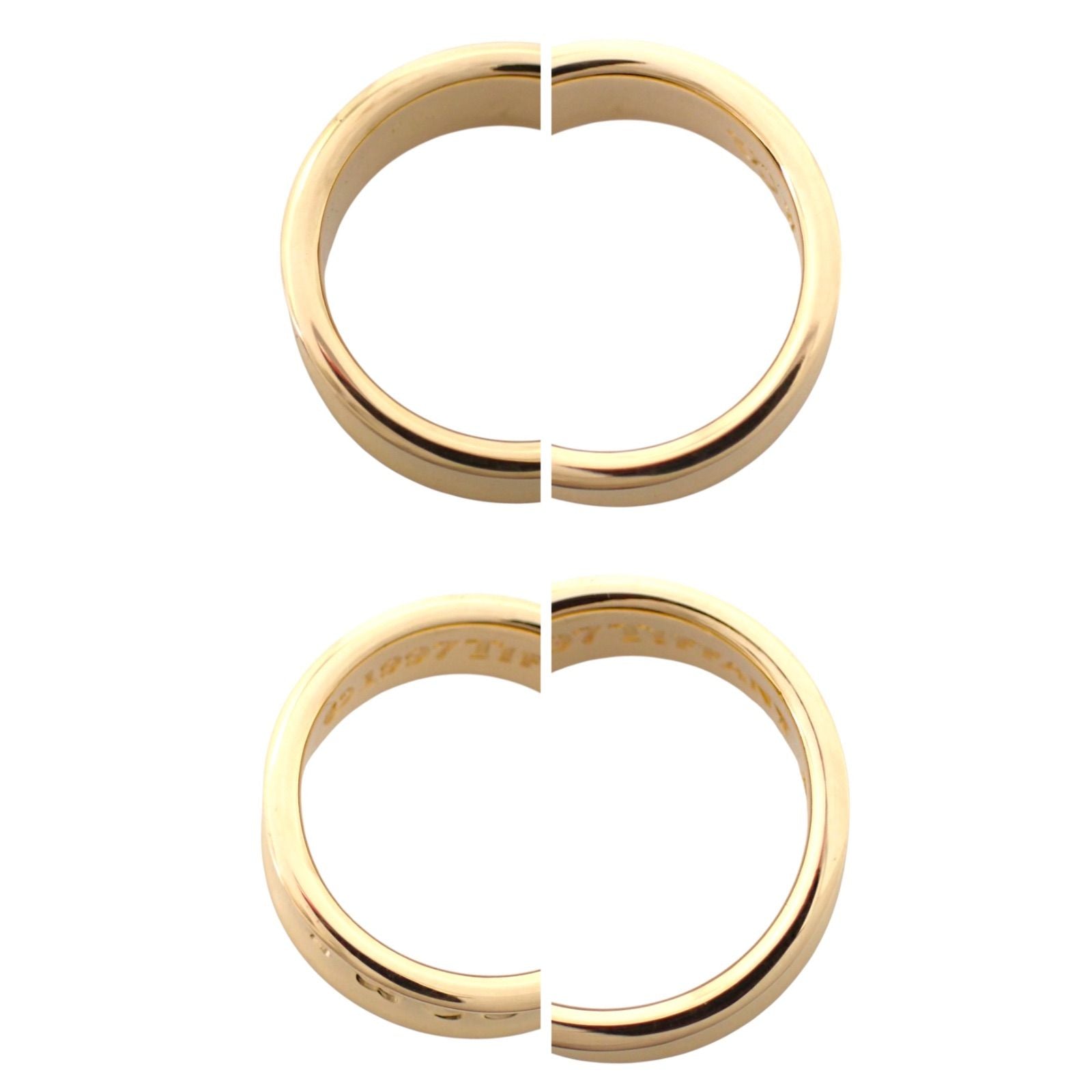 Tiffany Ring Co. 9 1837 750 K18 Yg 4920