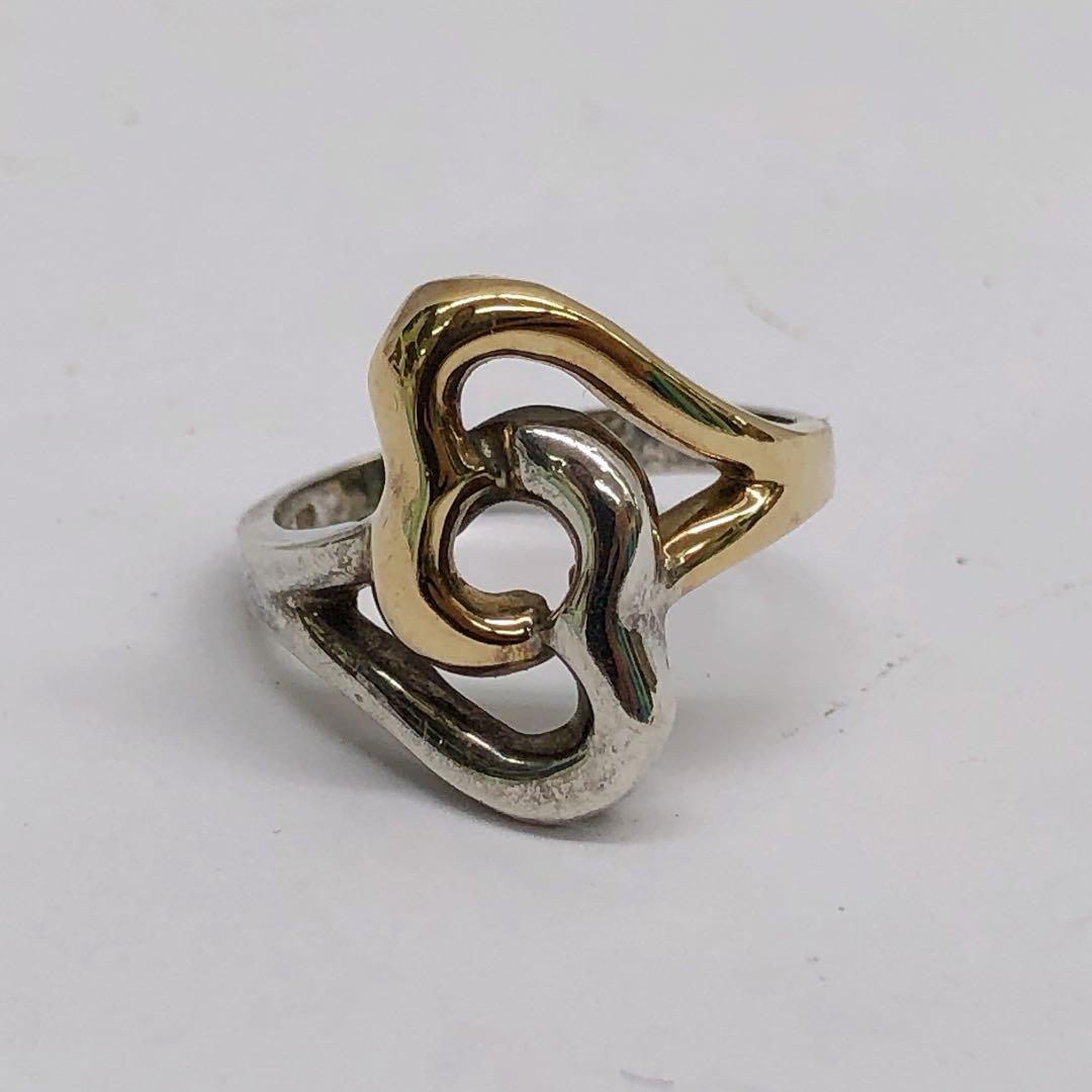 Tiffany Rings 6Ab34 Tiffany&Co. K18 Sv925