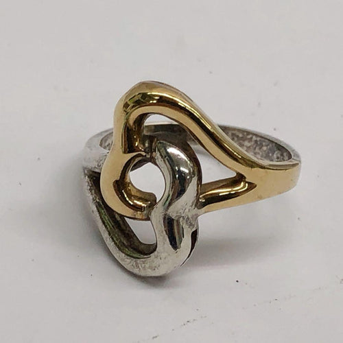 Tiffany Rings 6Ab34 Tiffany&Co. K18 Sv925