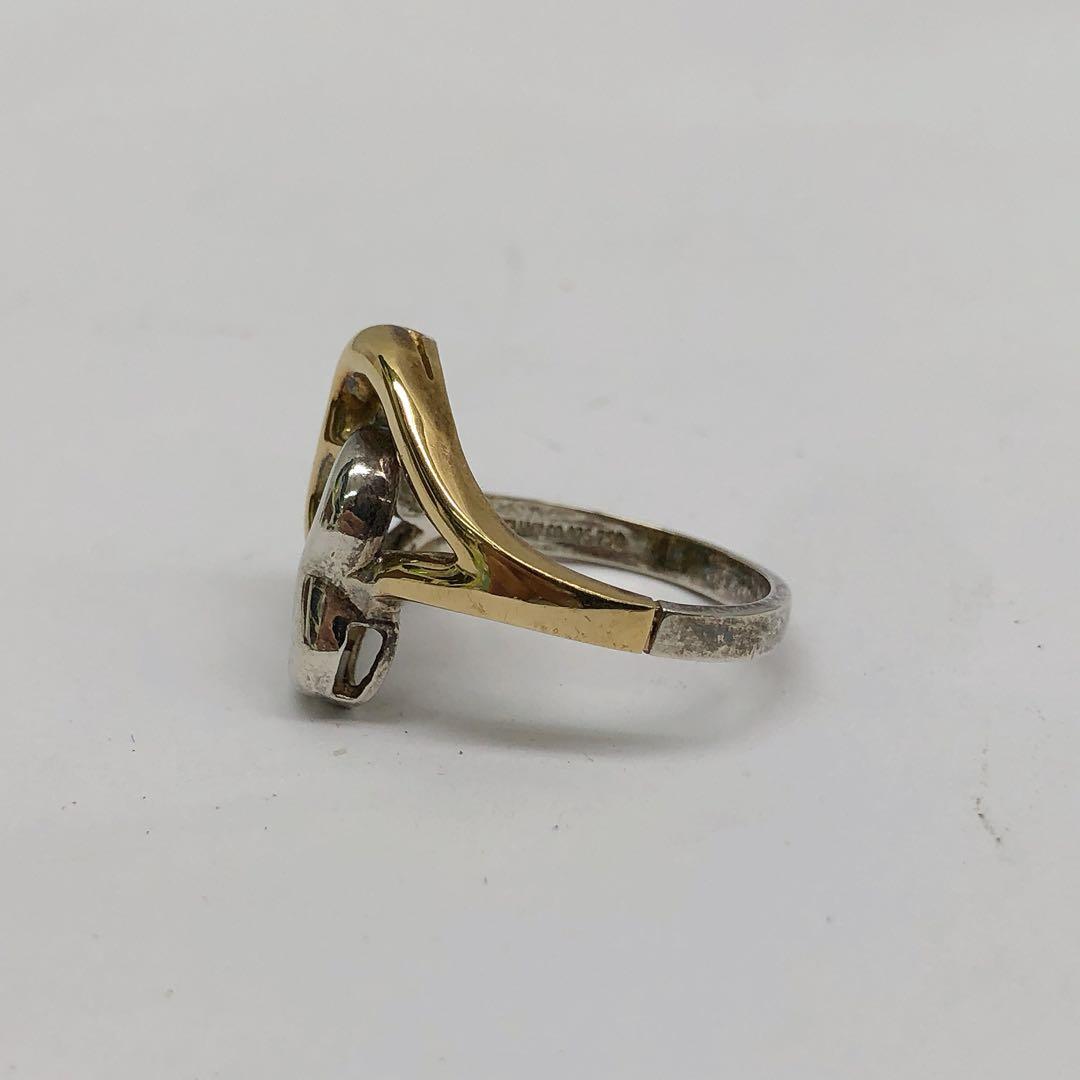 Tiffany Rings 6Ab34 Tiffany&Co. K18 Sv925
