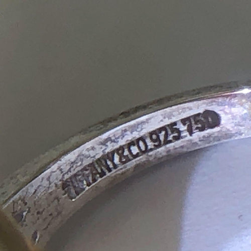 Tiffany Rings 6Ab34 Tiffany&Co. K18 Sv925