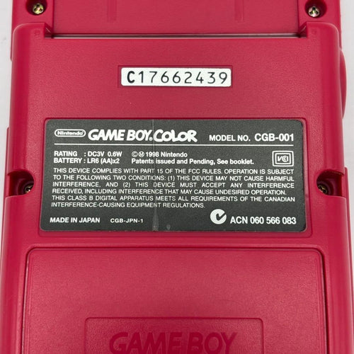 Gameboy Consoles (Game Boy Color) Nintendo