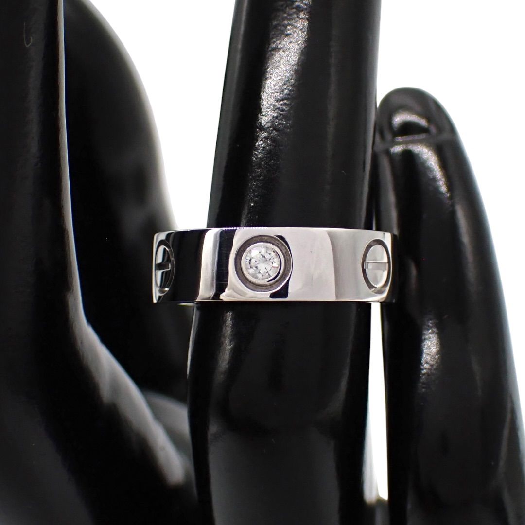 Cartier Ring 48 3P 750 K18 8 Wg Love 4964