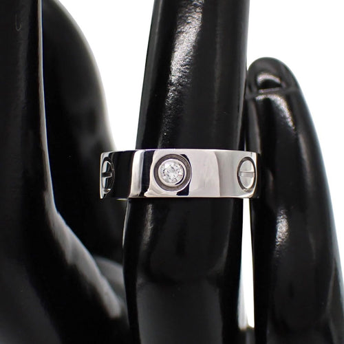 Cartier Ring 48 3P 750 K18 8 Wg Love 4964