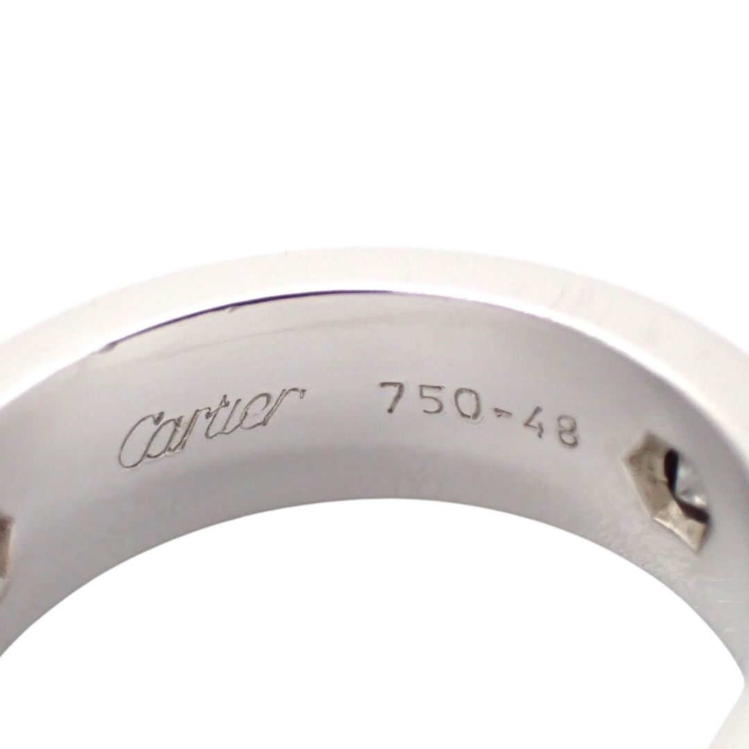 Cartier Ring 48 3P 750 K18 8 Wg Love 4964