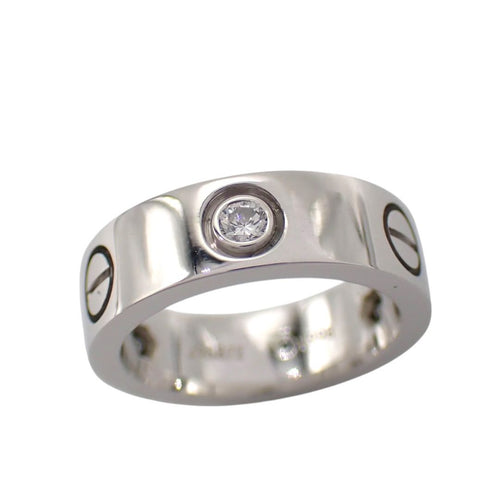 Cartier Ring 48 3P 750 K18 8 Wg Love 4964