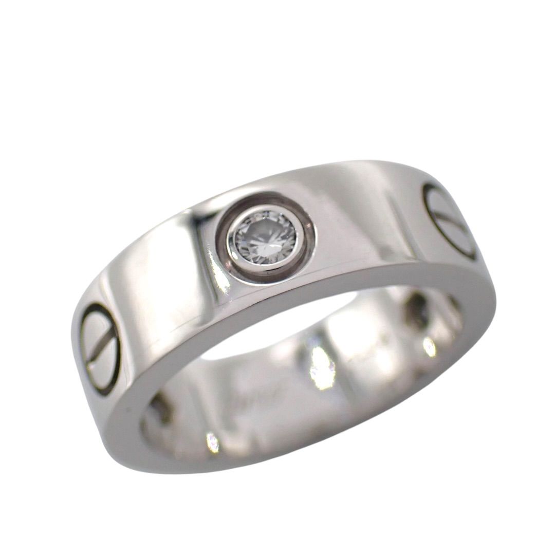 Cartier Ring 48 3P 750 K18 8 Wg Love 4964