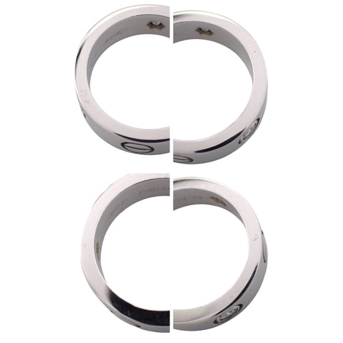 Cartier Ring 48 3P 750 K18 8 Wg Love 4964