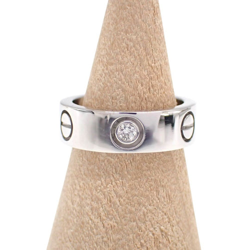Cartier Ring 48 3P 750 K18 8 Wg Love 4964