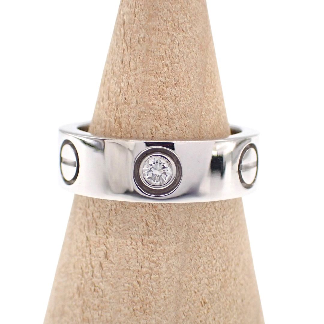 Cartier Ring 48 3P 750 K18 8 Wg Love 4964