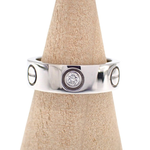 Cartier Ring 48 3P 750 K18 8 Wg Love 4964