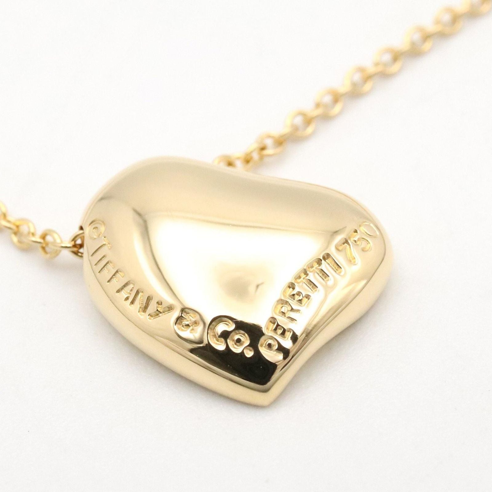 Tiffany Necklace Co 40.5 K18 Used A