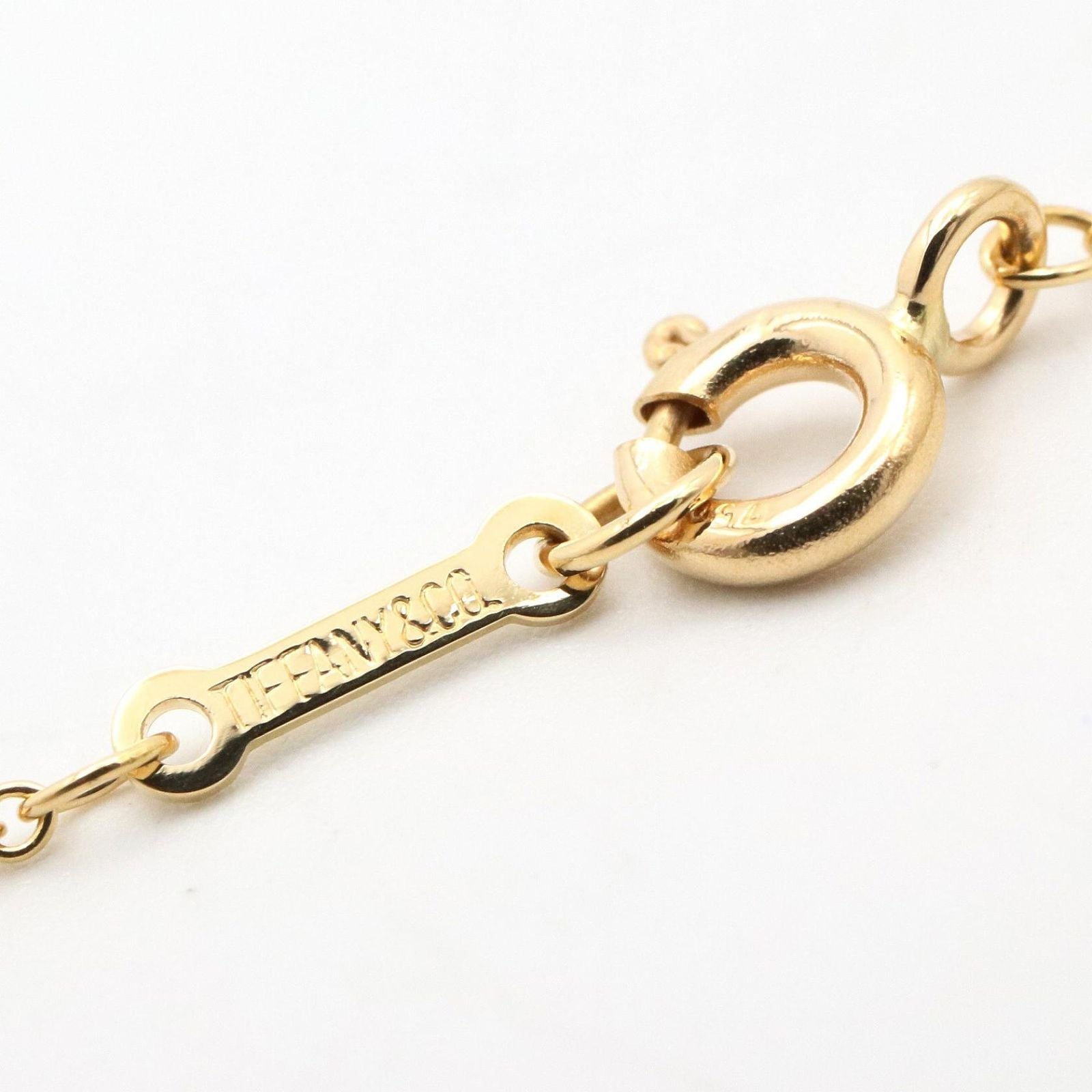 Tiffany Necklace Co 40.5 K18 Used A