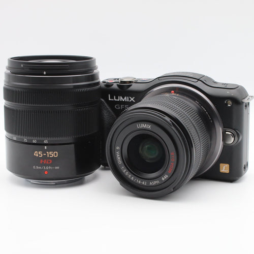 Panasonic Mirrorless Interchangeable Lips Lumix Dmc-Gf5 14-42Mm 45-150Mm