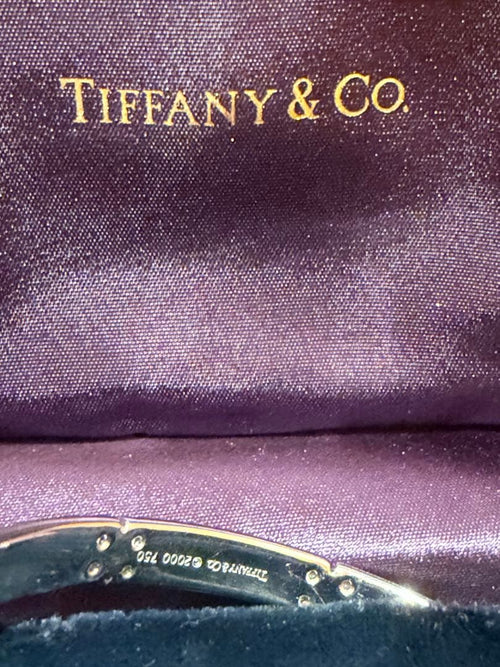 Tiffany Bracelet K18Wg 32.6G 24P