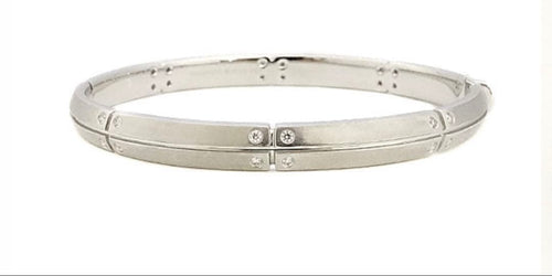 Tiffany Bracelet K18Wg 32.6G 24P