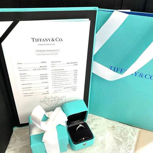 Tiffany Rings 0.35Ct 4
