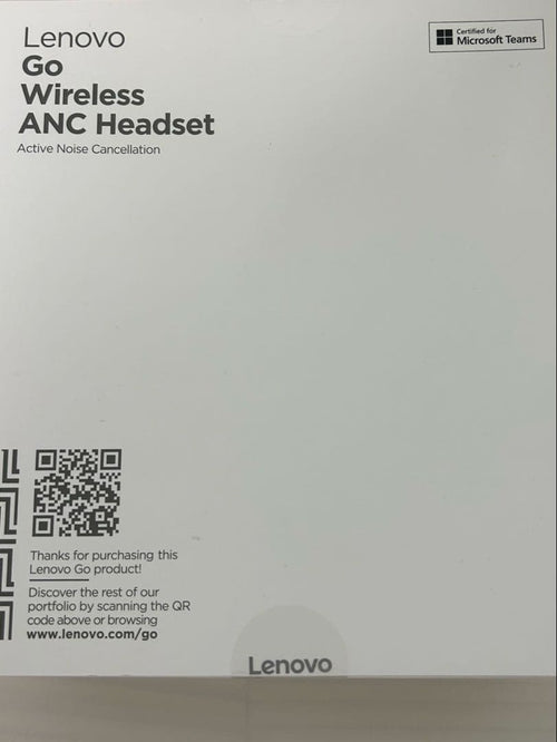 Lenovo Wireless Headphones Go Anc Headset