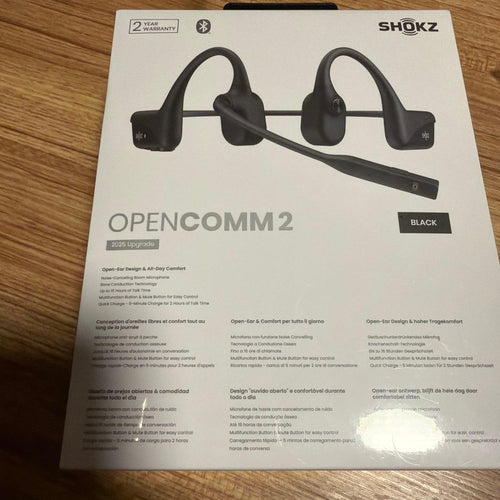 Shokz Bone-Conduction Earphones Opencomm 2