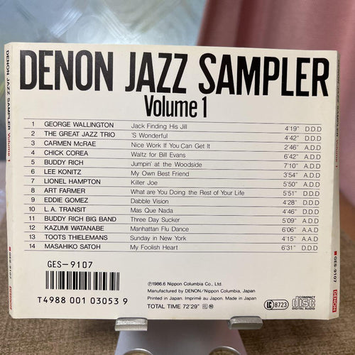 Western Music Denon Jazz Sampler Volume 1 Cd