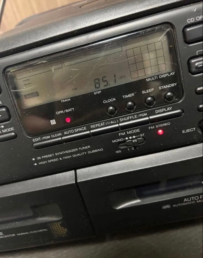Sony Radios Radio Cassette Players 1990 Cd Cfd-400