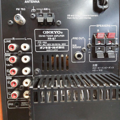 Onkyo Mini Component Systems Cd/Aux Fr-B7 70W 4