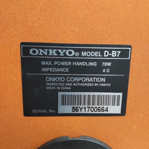 Onkyo Mini Component Systems Cd/Aux Fr-B7 70W 4