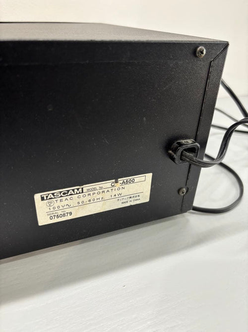 Tascam Cd, Md Cassette Decks Cd-A500