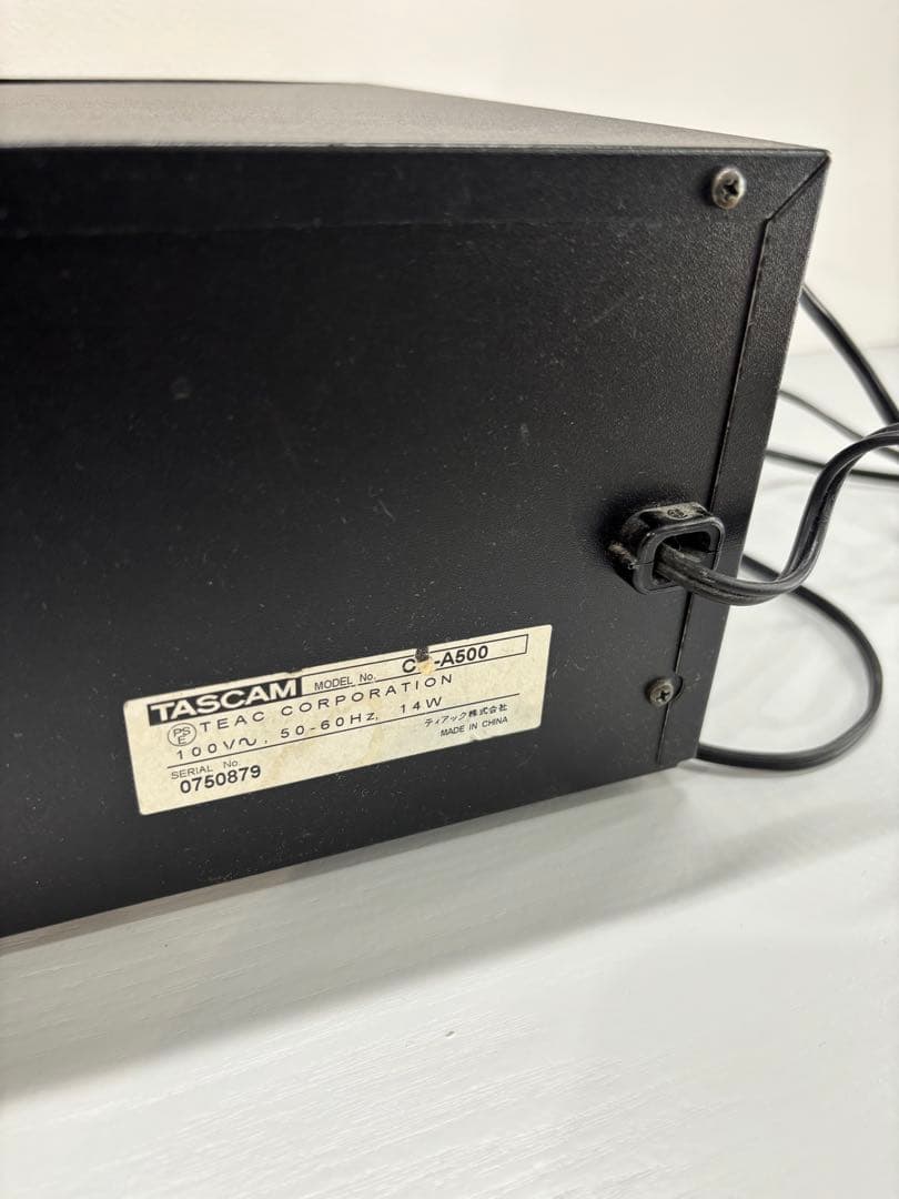 Tascam Cd, Md Cassette Decks Cd-A500
