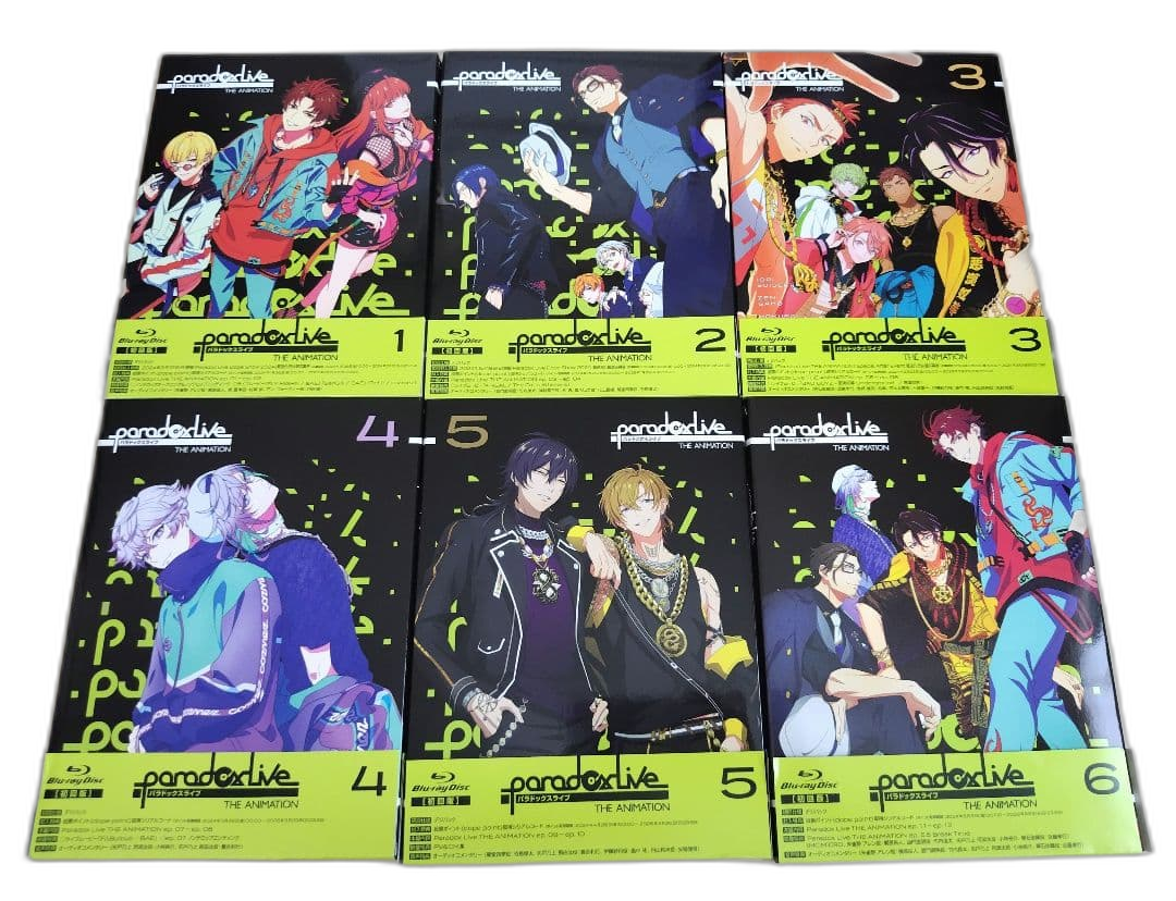 Anime Paradox Live Blu-Ray 1-6