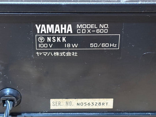 Yamaha Cd Sacd Players Cdx-600