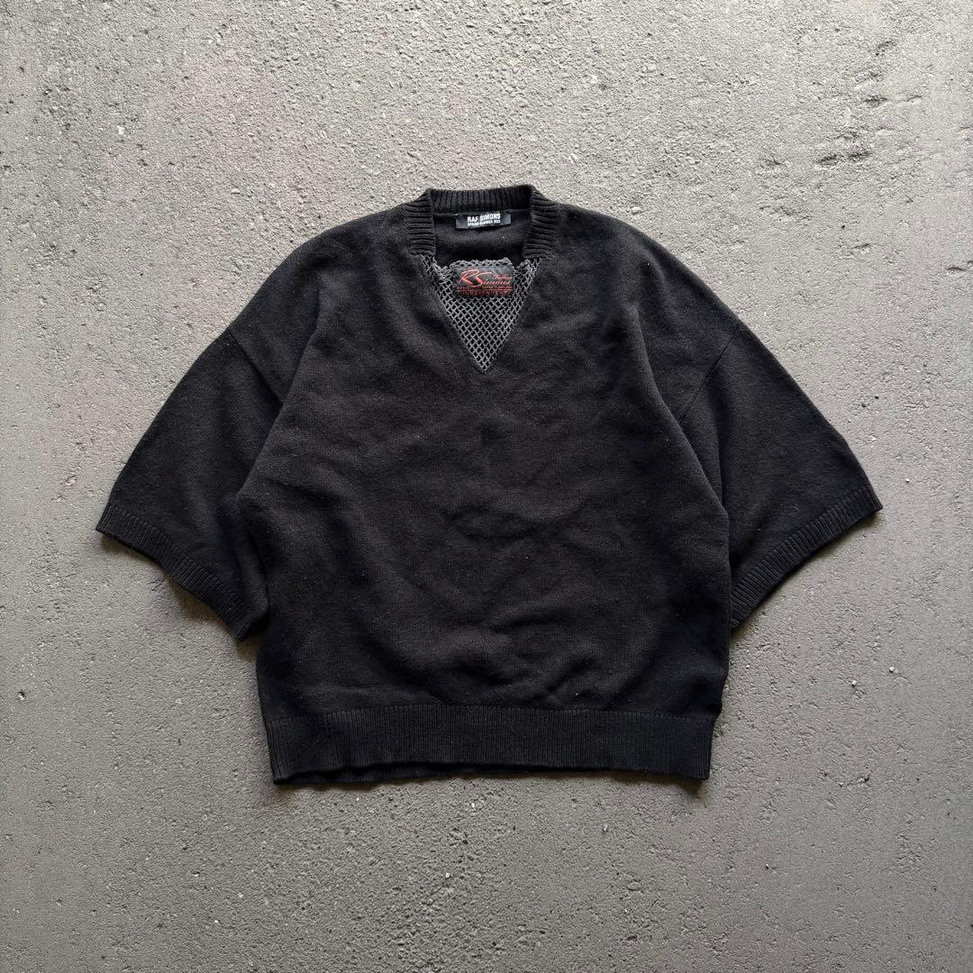 Raf Simons Knit Sweater Ss23 Fishnet Tee