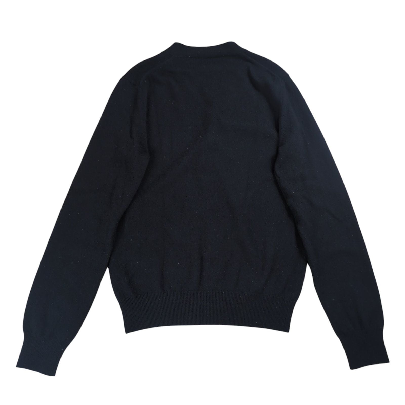 Play Comme Des Garcons Cardigan Heart Motif Wool