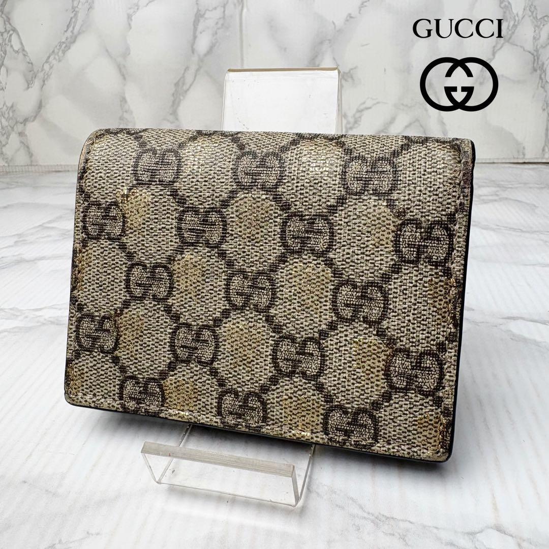 Gucci Bi-Fold Wallet 01 Pvc Bee Gg L1