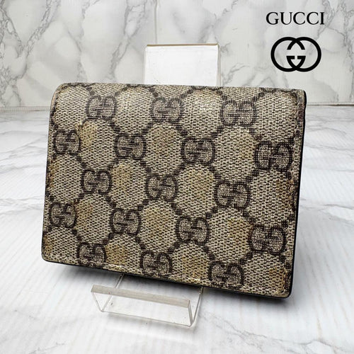 Gucci Bi-Fold Wallet 01 Pvc Bee Gg L1