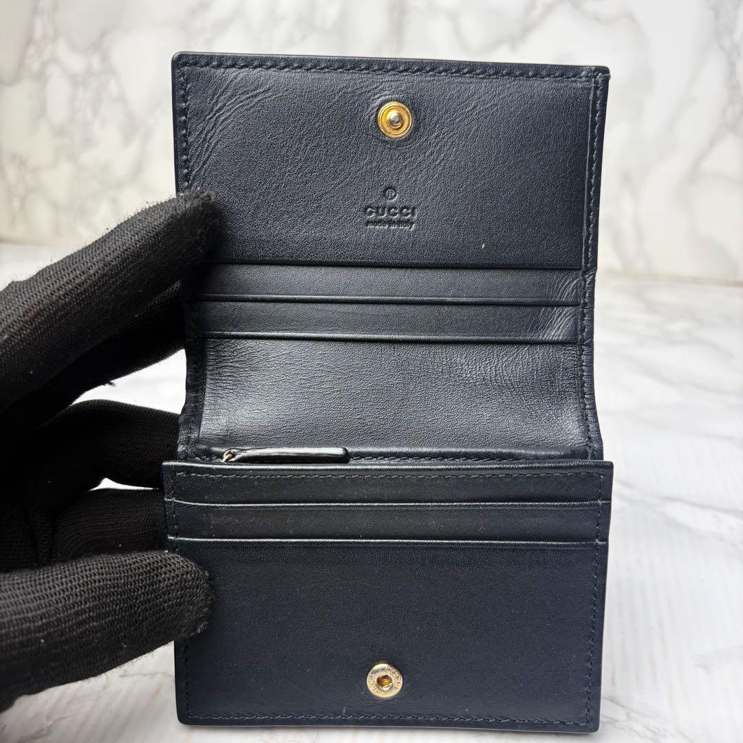 Gucci Bi-Fold Wallet 01 Pvc Bee Gg L1